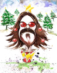 Roy Wood - Karikatur